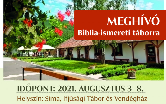 Meghívó Biblia-ismereti táborra