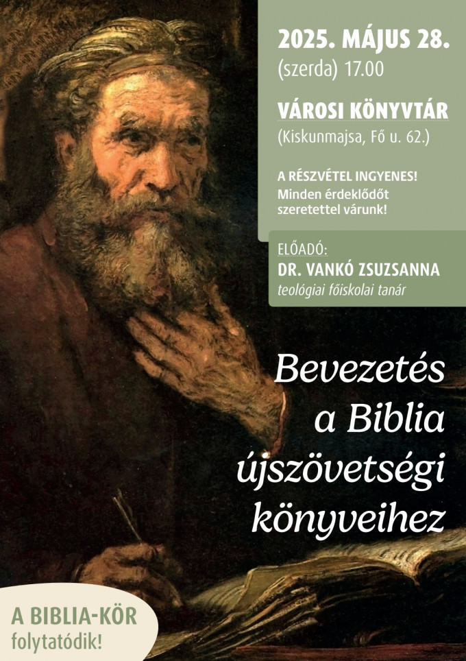 Bibliakör - Kiskunmajsán